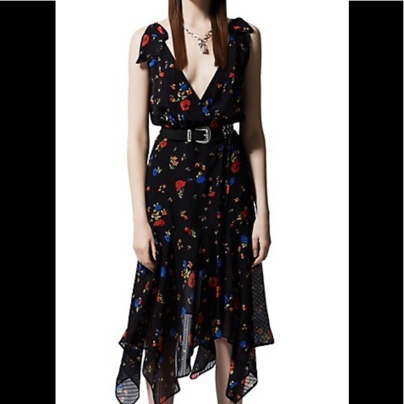 🇫🇷THE KOOPLES floral silk dress - Picture 2 of 5